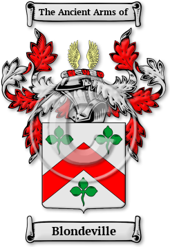 Blondeville Family Crest Download (JPG) Legacy Series - 600 DPI