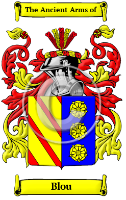 Blou Family Crest/Coat of Arms