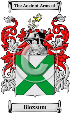 Bloxsum Family Crest/Coat of Arms