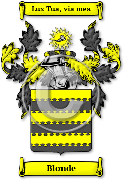 Blonde Family Crest Download (jpg) Legacy Series - 150 DPI