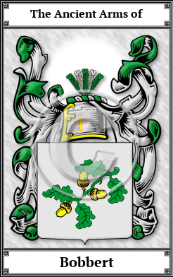 Bobbert Family Crest Download (JPG)  Book Plated - 150 DPI