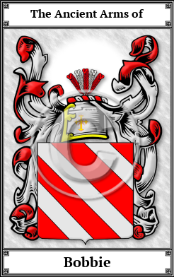 Bobbie Family Crest Download (JPG)  Book Plated - 150 DPI