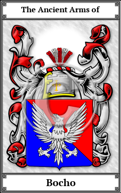 Bocho Family Crest Download (JPG)  Book Plated - 150 DPI