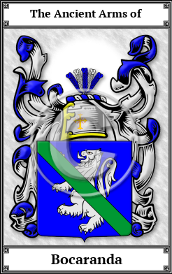 Bocaranda Family Crest Download (JPG)  Book Plated - 150 DPI