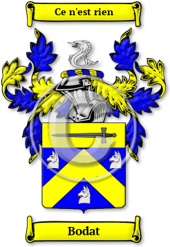Bodat Family Crest Download (jpg) Legacy Series - 150 DPI