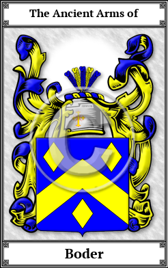 Boder Family Crest Download (JPG)  Book Plated - 150 DPI