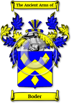Boder Family Crest Download (jpg) Legacy Series - 150 DPI