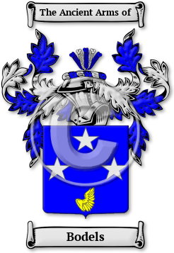 Bodels Family Crest Download (jpg) Legacy Series - 150 DPI