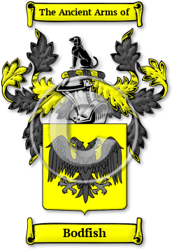 Bodfish Family Crest Download (jpg) Legacy Series - 150 DPI