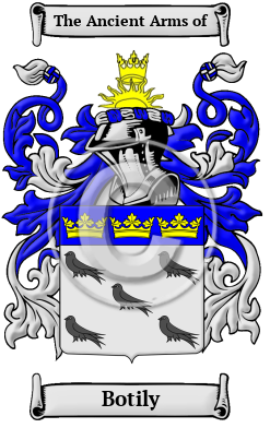 Botily Family Crest/Coat of Arms