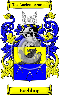 Boehling Family Crest/Coat of Arms