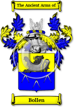 Bollen Family Crest Download (jpg) Legacy Series - 150 DPI
