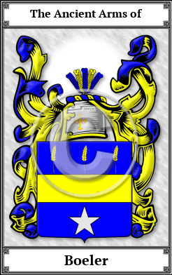 Boeler Family Crest Download (JPG)  Book Plated - 150 DPI