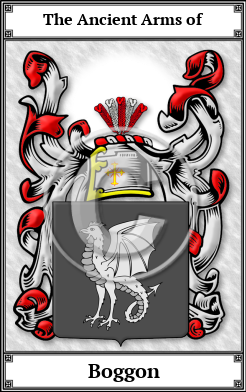 Boggon Family Crest Download (JPG)  Book Plated - 150 DPI