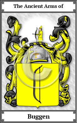 Buggen Family Crest Download (JPG)  Book Plated - 150 DPI