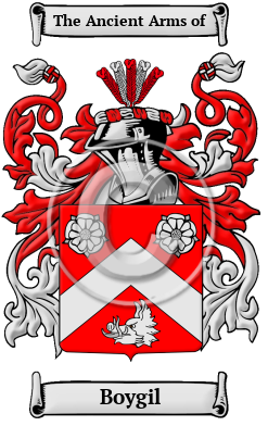 Boygil Family Crest/Coat of Arms