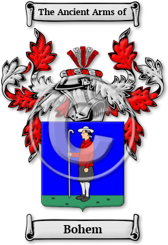 Bohem Family Crest Download (jpg) Legacy Series - 150 DPI