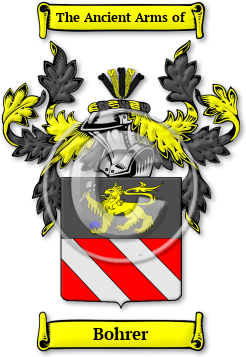 Bohrer Family Crest Download (JPG) Legacy Series - 600 DPI