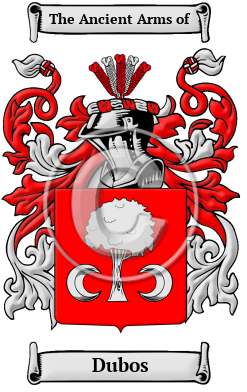 Dubos Family Crest/Coat of Arms