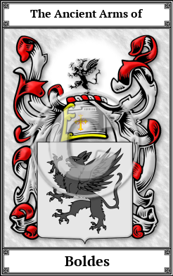 Boldes Family Crest Download (JPG)  Book Plated - 150 DPI