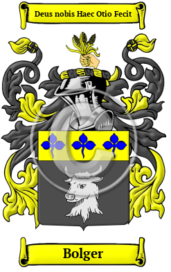 Bolger Family Crest/Coat of Arms