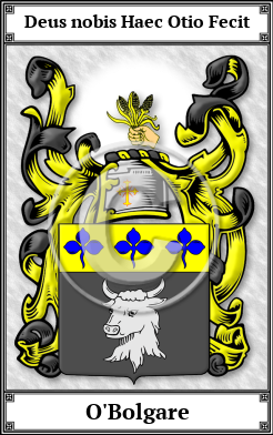 O'Bolgare Family Crest Download (JPG) Book Plated - 600 DPI