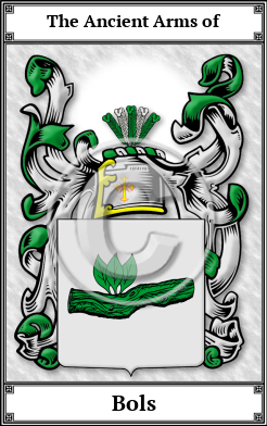 Bols Family Crest Download (JPG)  Book Plated - 150 DPI