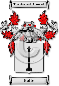 Bolte Family Crest Download (jpg) Legacy Series - 150 DPI