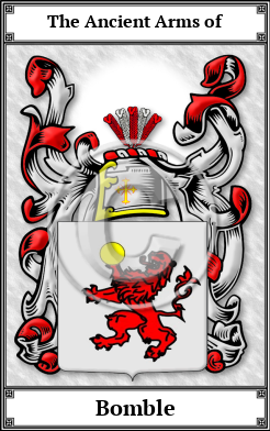 Bomble Family Crest Download (JPG)  Book Plated - 150 DPI