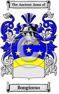 Bongiorno Family Crest/Coat of Arms