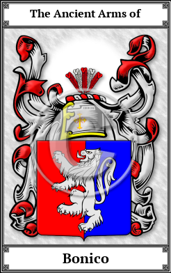 Bonico Family Crest Download (JPG)  Book Plated - 150 DPI