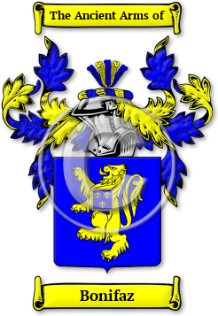 Bonifaz Family Crest Download (jpg) Legacy Series - 150 DPI