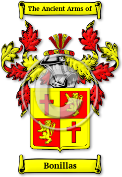 Bonillas Family Crest Download (jpg) Legacy Series - 150 DPI
