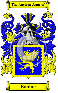 Bonine Family Crest/Coat of Arms