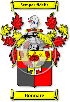 Bonnare Family Crest Download (JPG) Legacy Series - 600 DPI