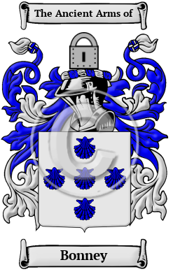 Bonney Family Crest/Coat of Arms