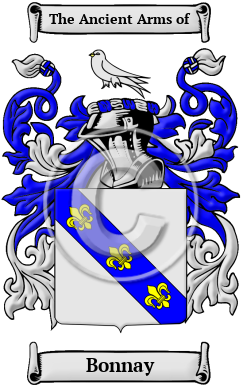 Bonnay Family Crest/Coat of Arms