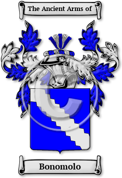 Bonomolo Family Crest Download (jpg) Legacy Series - 150 DPI