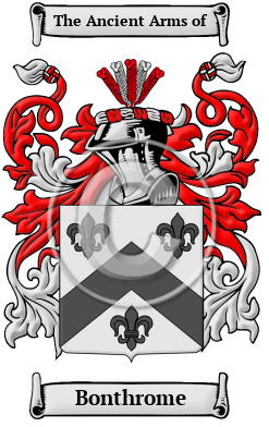 Bonthrome Family Crest/Coat of Arms