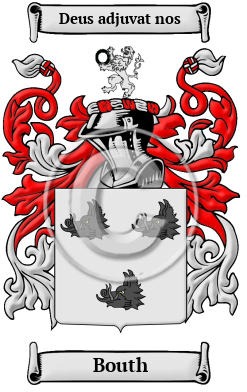 Bouth Family Crest/Coat of Arms