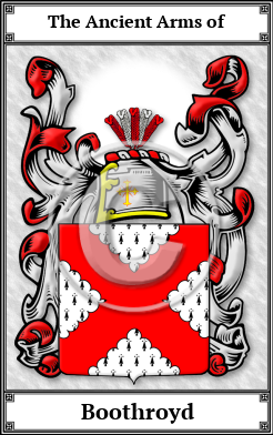 Boothroyd Family Crest Download (JPG) Book Plated - 600 DPI