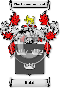 Butil Family Crest Download (jpg) Legacy Series - 150 DPI