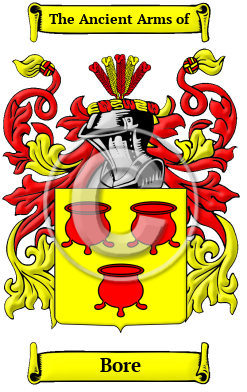 Bore Family Crest/Coat of Arms