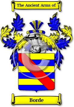 Borde Family Crest Download (jpg) Legacy Series - 150 DPI