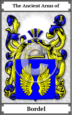 Bordel Family Crest Download (JPG) Book Plated - 600 DPI