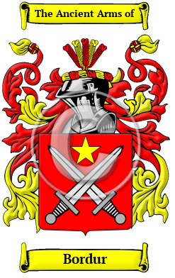 Bordur Family Crest/Coat of Arms