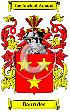 Baurrdes Family Crest/Coat of Arms