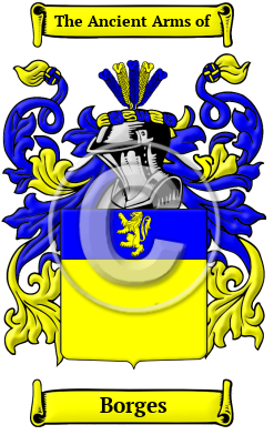 Borges Family Crest/Coat of Arms