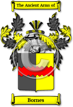 Bornes Family Crest Download (jpg) Legacy Series - 150 DPI