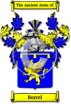 Borrel Family Crest Download (jpg) Legacy Series - 150 DPI